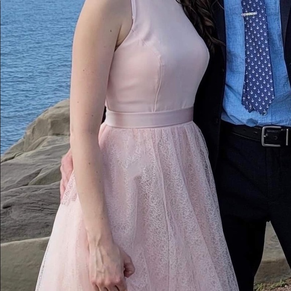 Vera Wang White Collection Blush or Petal Pink (David’s Bridal) Bridesmaid Dress - Picture 3 of 9